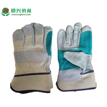 Split Leather Double Palm Work Gloves